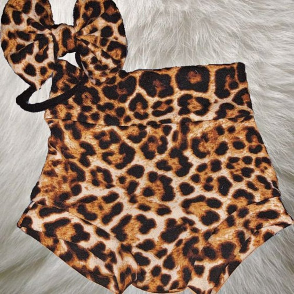 cheetah leopard bummies